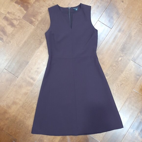 Theory high cut minimalist fall wool dress - Picture 10 of 12